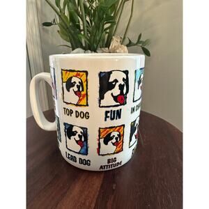 Big Dogs Vintage 1997 Oversized Coffee Mug St. Bernard